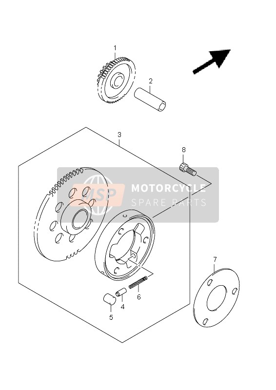 Suzuki UX125 SIXTEEN 2011 Antipasto Frizione per un 2011 Suzuki UX125 SIXTEEN